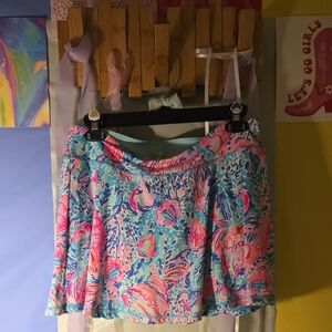 Lilly Pulitzer Blue and Pink Skort